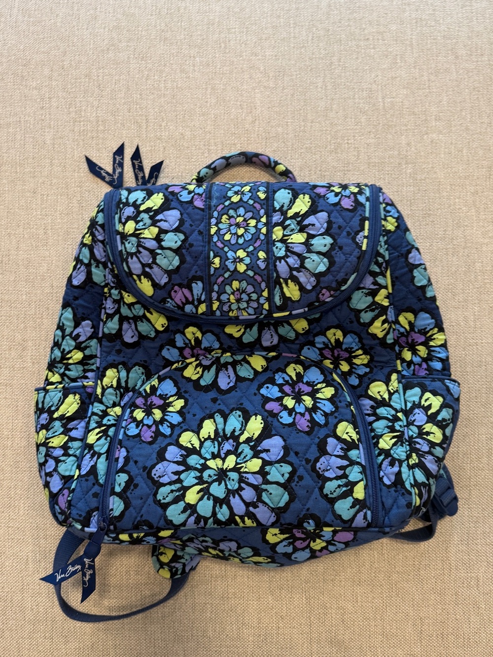 Vera Bradley Floral Quilted Backpack